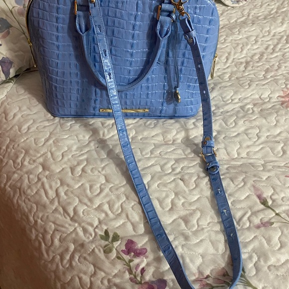 Brahmin Vivian Satchel Sky Blue La Scala - Picture 3 of 6